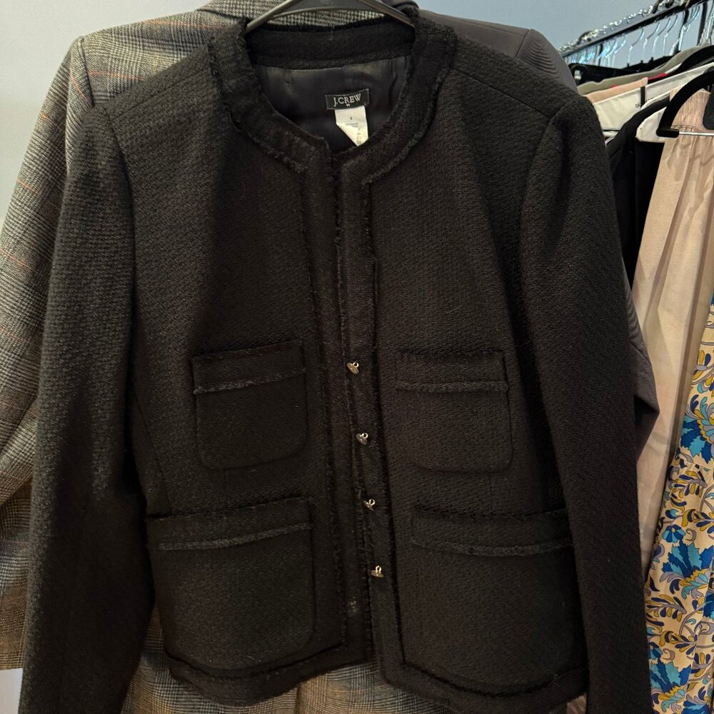 Women's J.Crew Blazer BLACK SIZE 8